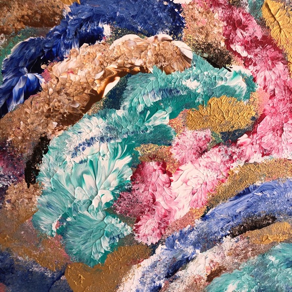 Contemporary Abstract Wall Art Painting - Picture 6 of 7